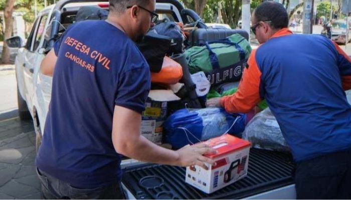 Corrente do bem: Rio Bonito do Iguaçu recebe apoio de servidores do Rio Grande do Sul